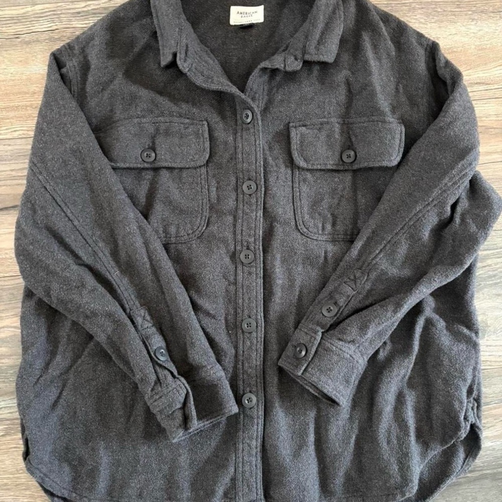 grey shacket